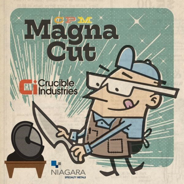 Дополнительная опция - Изготовить нож из самой прочной нержавеющей стали в мире MagnaCut.